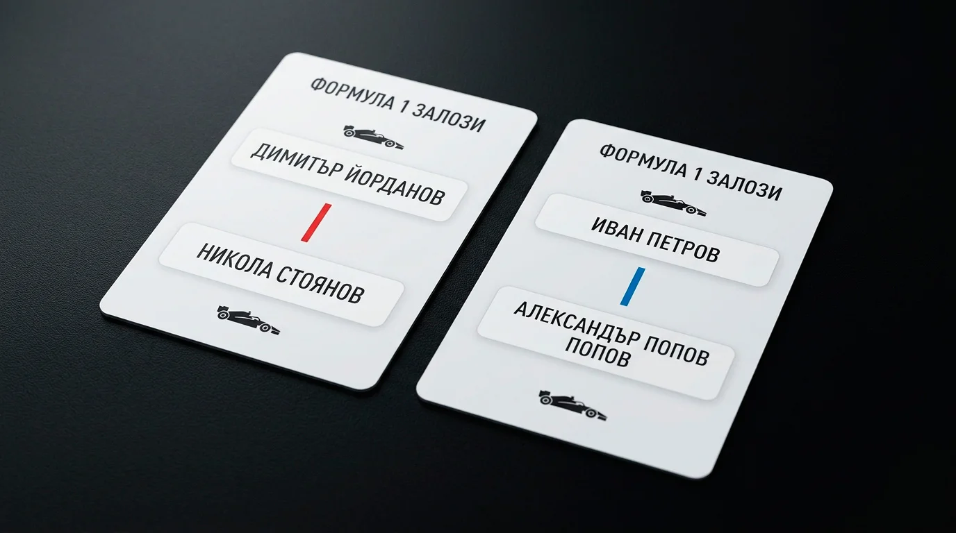 Сравнение между две карти на пазари в просто графично представяне