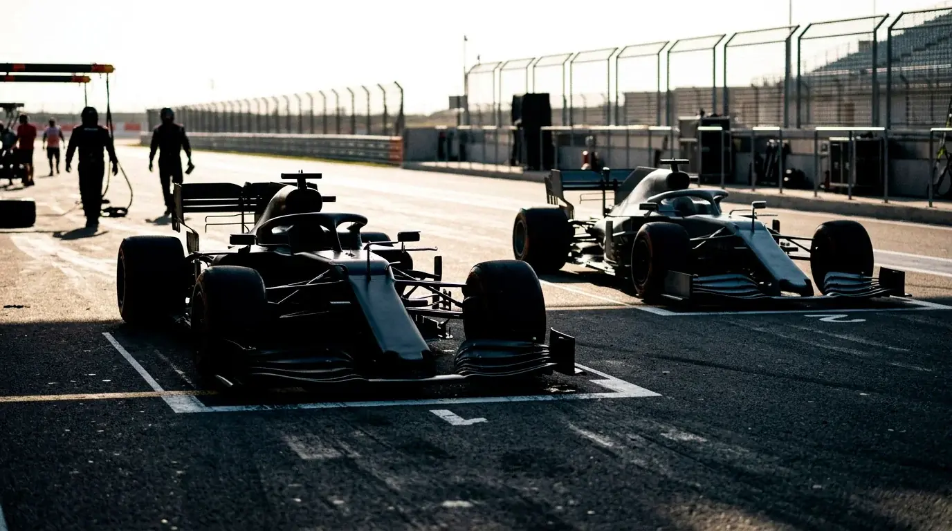 Болид с настройка за минимална downforce за писта Монца