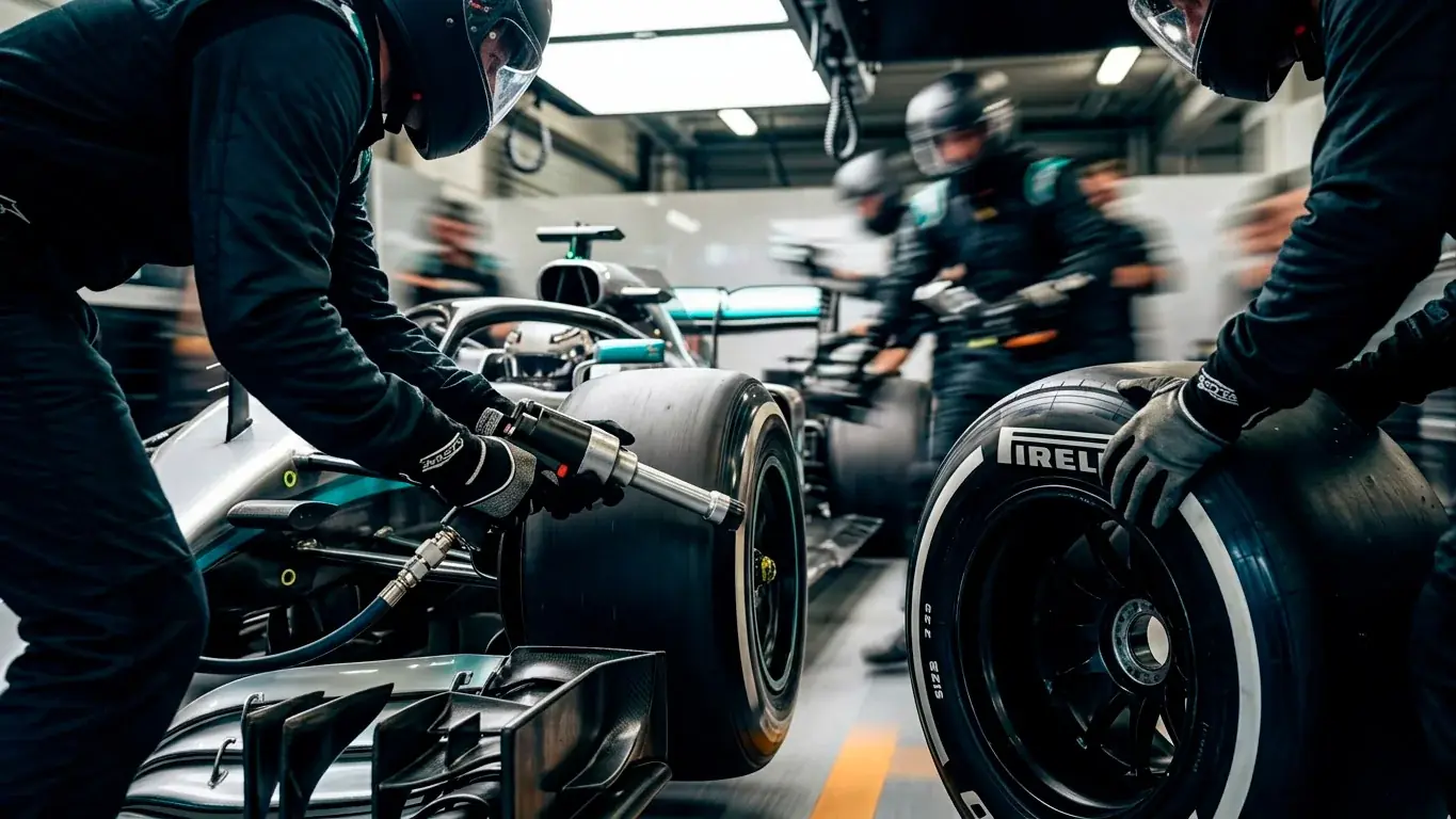 Пит-стоп на F1 болид като момент за микропазар на живо